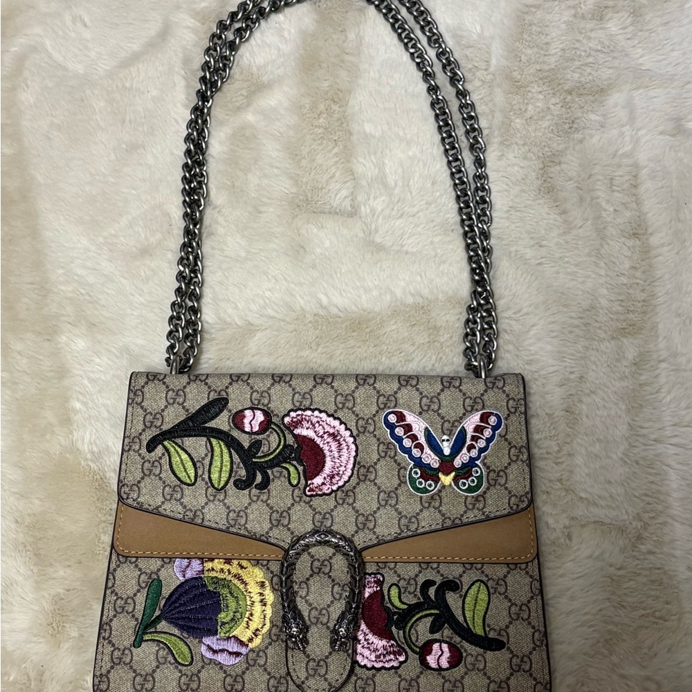 Embroidered Shoulder Bag